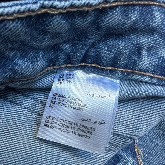 Plus Size Cargo Denim Pants - Picture 5 of 5